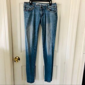 BULLHEAD hermosa super skinny low Rise denim cotton stretch jeans size 3 long